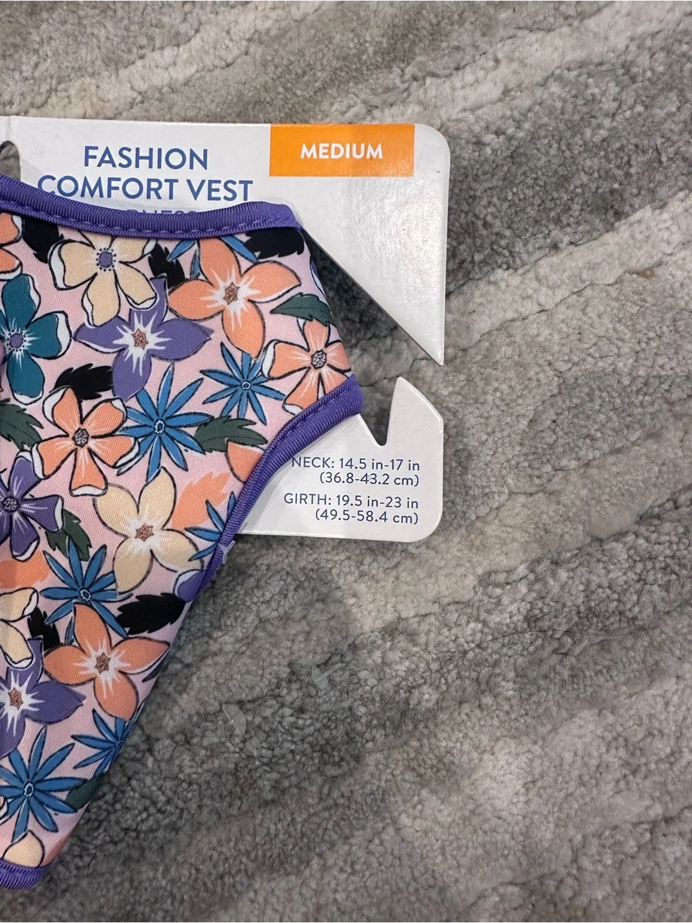 Top Paw Fashion Comfort Vest Harness Medium Floral